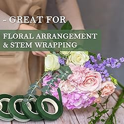 COIDEA 8 Rolls Floral Tape, 1/2" Wide Flower