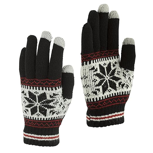 Touchscreen Texting Gloves - Outdoor Men's/Women's Warm Knit Winter Gloves