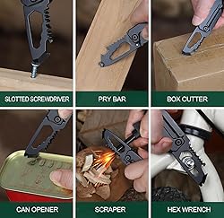 Gifts for Men Dad Husband - Keychain Tool, Birthday