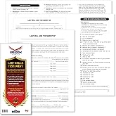 Last Will and Testament Legal Forms Kit, Complete Do-It-Yourself Documentation Set