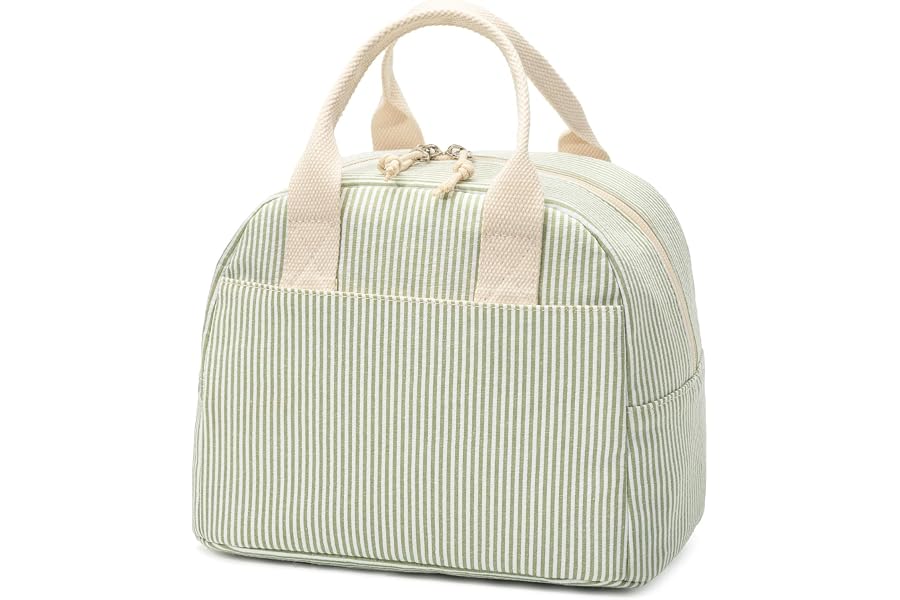 LOVELYWIND Lunch Box for Women Cute Lunch Bags for Women Lunch Tote Bags Reusable Insulated Lunch Box Large Capacity Reusable Book