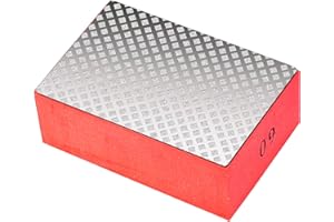 WURJHSONG Diamond Hand Polishing Pads (60 Grit) Diamond Sanding Blocks Reusable Foam Sanding Blocks for Sanding Concrete Glass Stone Granite Marble Tile Stone Trimming Deburring