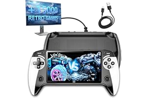 X9 Console de jeu portable rétro avec écran HD IPS de 5,5", protection des yeux, console de jeu rétro avec livre électronique