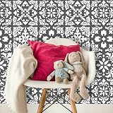 WALPLUS Grey Tile Stickers 24 pcs 15x15 cm Self Adhesive Kitchen Tiles view 7