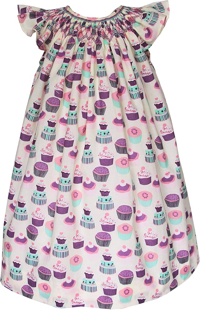cupcake smocked dress