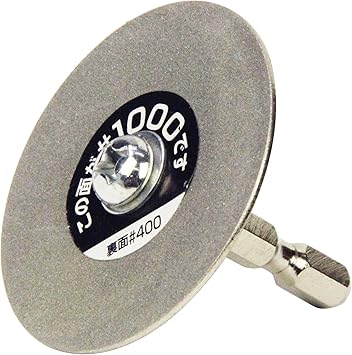 Amazon Sk11 六角軸 ダイヤモンドシャープナー 400 1000 両面 50mm ダイヤモンド砥石