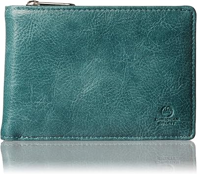 Amazon Christian Belett Midget F メンズ財布 二つ折り ミニ財布 ファスナー 小銭入れ Blue 財布