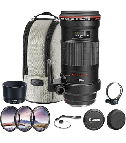 Amazon.com : Canon EF 180mm f3.5L Macro USM AutoFocus Telephoto