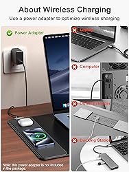 TopMade Wireless Charging Mouse Pad, Waterproof