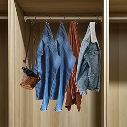 BellRhein Shower Curtain Hooks Rings, 12 Pack Metal