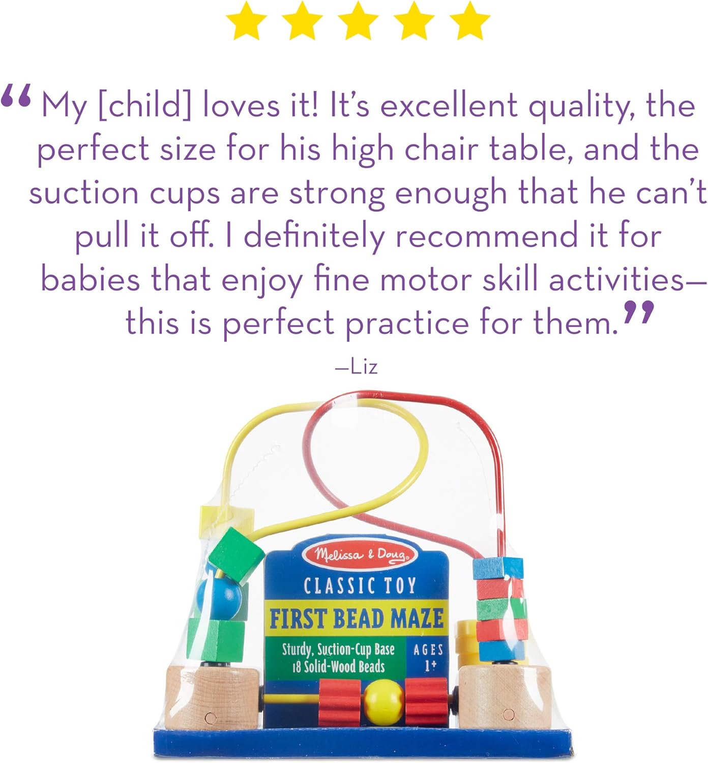 melissa and doug first bead maze