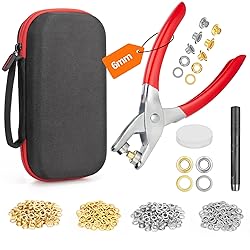 1004Pcs Grommet Tool Kit with Case, 1/4