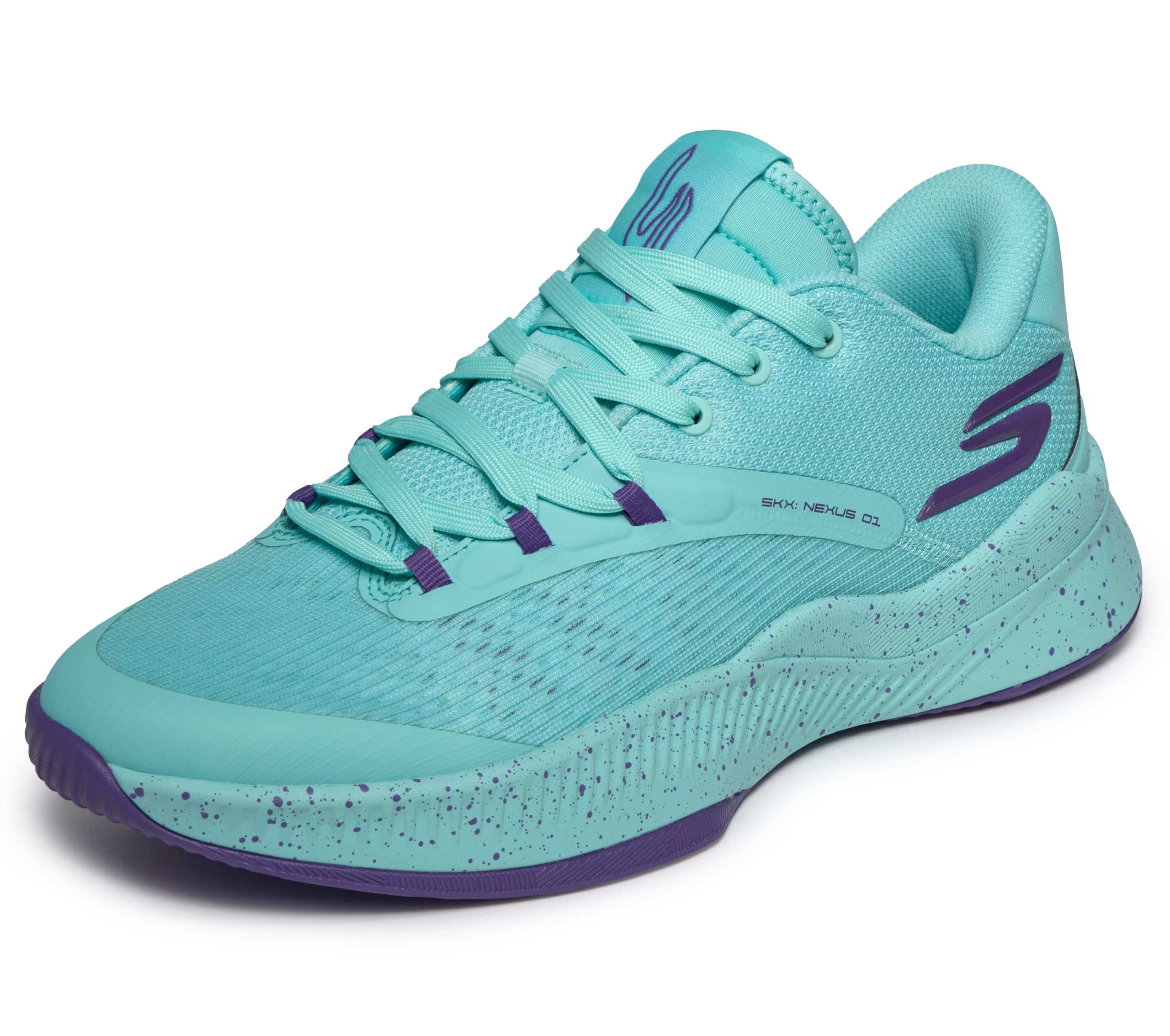 Skechers Men’s Basketball SKX Nexus Sneaker, Turquoise, 7