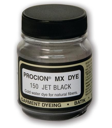 Colorante Acido Jacquard Jet Black - 1/2 Oncia, Per Lana, Seta, Fibre Proteiche
