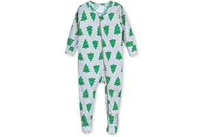 Gerber Baby Girls' Toddler Buttery-Soft Snug Fit Footed Pajamas with Viscose Made with Eucalyptus