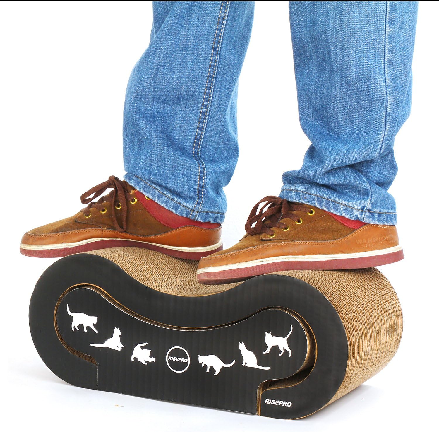 RISEPRO Cat Scratcher, 2-in-1 Cat Scratcher Cardboard, Cat Sofa, Cat Scratching Pad, Cat Furniture, Cat Bed, Cat Scratching Post : Pet Supplies