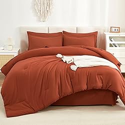 Litanika Burnt Orange Comforter California King