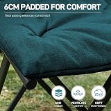 EVER ADVANCED Folding Camping Footrest Ergonomic Ottomans Dark Green view 5