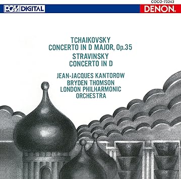 Amazon ストラヴィンスキー チャイコフスキー ヴァイオリン協奏曲 カントロフ ブライデン トムソン ジャン ジャック カントロフ ロンドン フィルハーモニー管弦楽団 交響曲 管弦楽曲 協奏曲 音楽