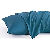 NTBAY King Pillow Cases Set of 2, 2 Pack Brushed Microfiber 20x36 Pillow Cases, Soft, Wrinkle, Fade, Stain Resistant Teal Blue Pillow Cases with Envelope Closure, 20x36 Inches, Teal Blue