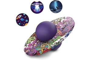 ANBY Pogo Ball for Kids & Adults Up to 200lb, Balance Coordination Trick Bounce Board Pop Ball Cool Fun Challenge Indoor Outdoor Toys Pogo Jumper Birthday Gifts for Boys Girls Halloween