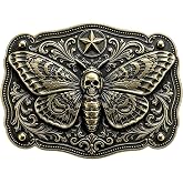 GRAERRY Western Belt Buckle, Vintage Rodeo Cowboy Buckle for 1.5 Inch Belts | Retro western buckle with a durable anti-oxidation finish, easy to clean and maintain for rodeo, country, and everyday wear.