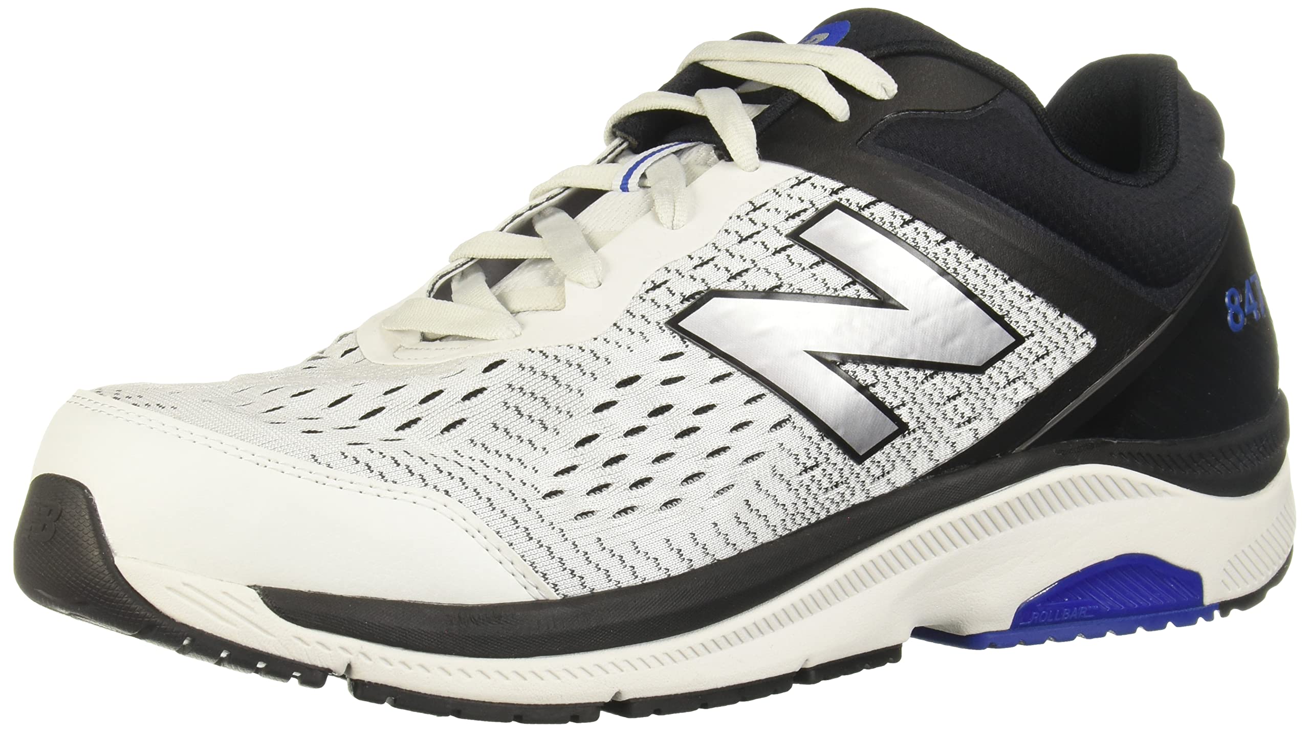 New Balance Men’s 847 V4 Walking Shoe, Arctic Fox/Black, 9 XN US
