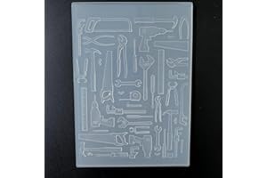 NZJ 3D Texured Tools Background Plastic Embossing Folders for Card Making Scrapbooking and Other Paper Crafts