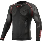 Alpinestars Ride Tech V2 Top Long Sleeve Summer Men's, Motorcycle Base Layer, Moisture-Wicking Compression