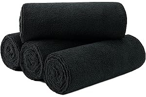 MICROFI New Microfiber Hair Drying Salon Towels, 16 x 29 inches, 4 Pack, Quick Dry, Lint Free