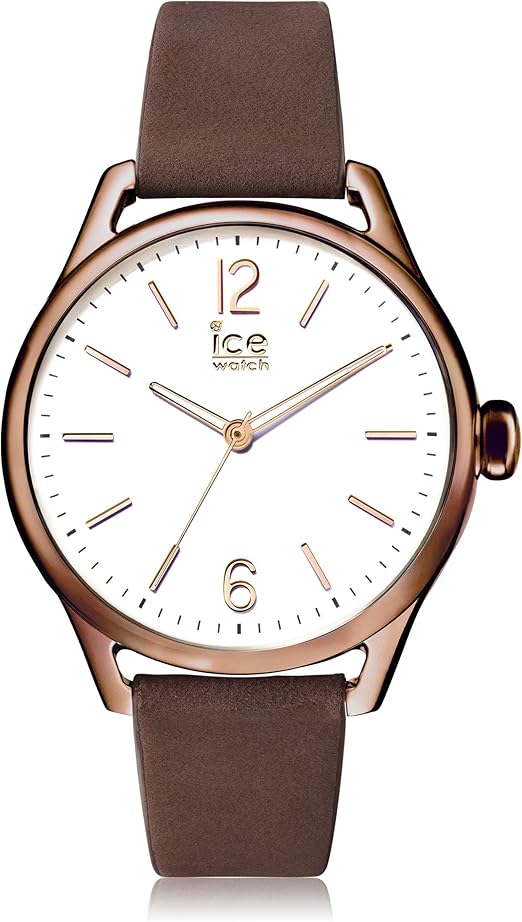 Ice-Watch - Ice Time Brown - Reloj Marrón para Mujer con Correa de Cuero