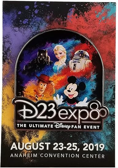 Wdw Pin D23 Expo 19 Logo At Amazon S Entertainment Collectibles Store