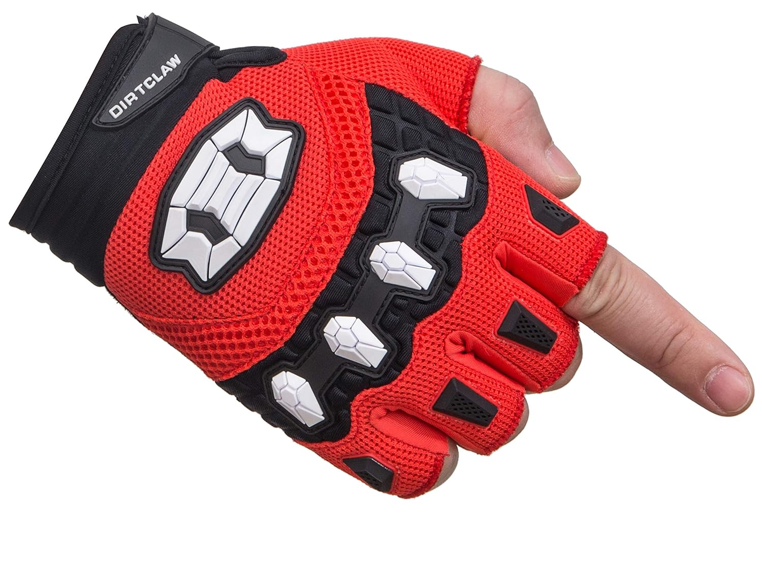 bmx fingerless gloves