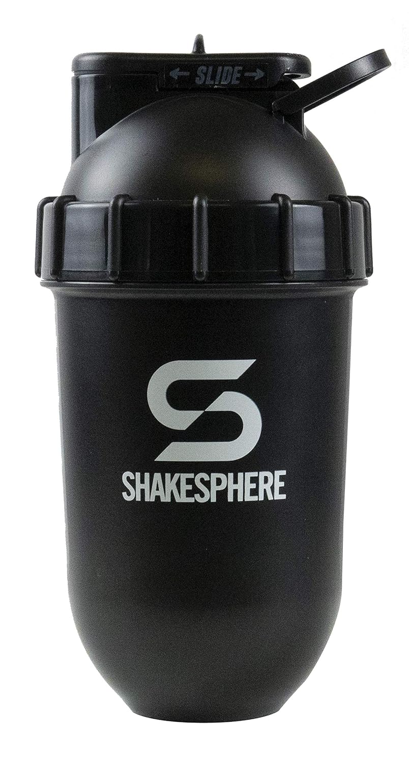 ShakeSphere Tumbler Protein Shaker Bottle, 700ml Capsule Shape