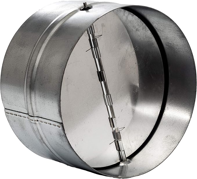 Vent Systems 6'' Inch Backdraft Damper Backflow Shutter HeavyDuty