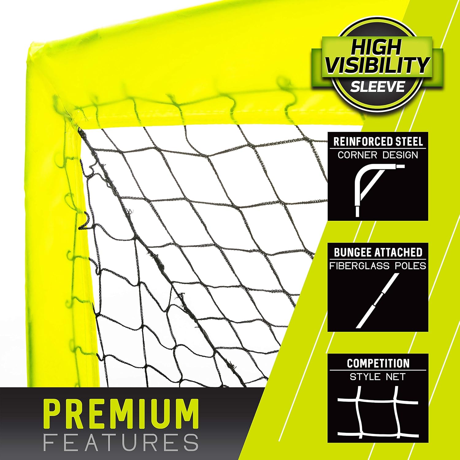 Franklin Sports Blackhawk Portable Soccer Goal – Pop-Up Soccer Goal – Portable Soccer Net – 4 x 3 Foot : Sports & Outdoors