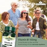 Natures Aid Vitamin B1 100mg Thiamine Tablets – 90 Vegan Tablets view 2