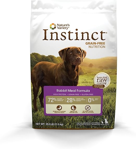 rabbit based dog food