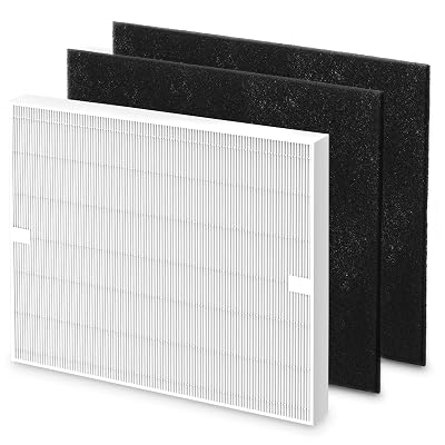 AP-1512HH Air Purifi-er Replacement Filt-er Set Compatible with Coway Airmega AP-1512HH Air Purifi-er and Airmega 200M Air Purifier, 1 HEPA and 2 Carbon Pre-Filters Part # 3304899