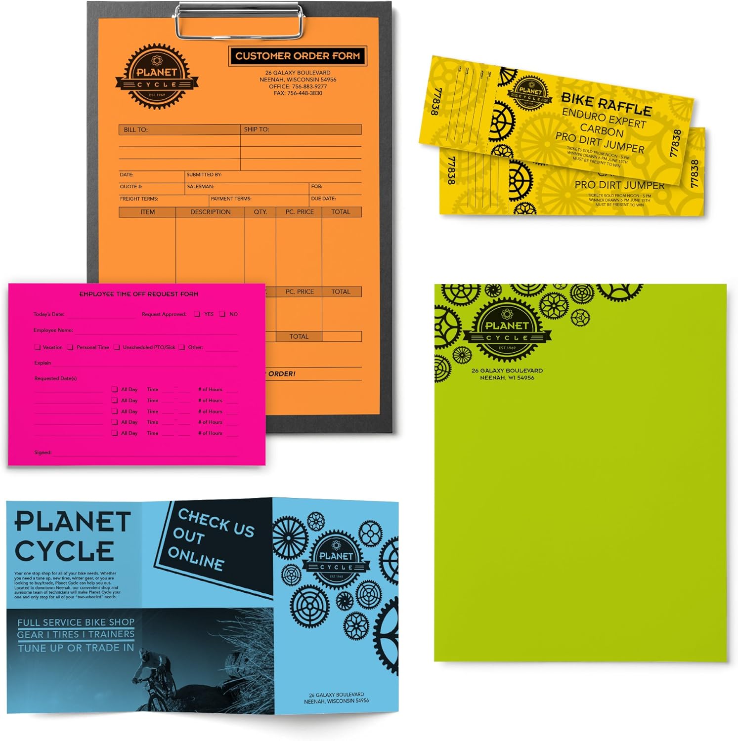 Astrobrights Color Paper, 8.5” x 11”, 24 lb/89 gsm, “Brights” 5-Color Assortment, 500 Sheets (99608) : Office Products