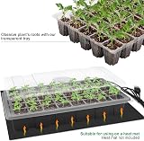 MIXC Seed Tray Propagator 5 Pack 200 Cells Garden Seed Germination Kit view 3