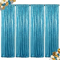 Amazon.com: ShinyBeauty Cortinas tipo telón de fondo de ...