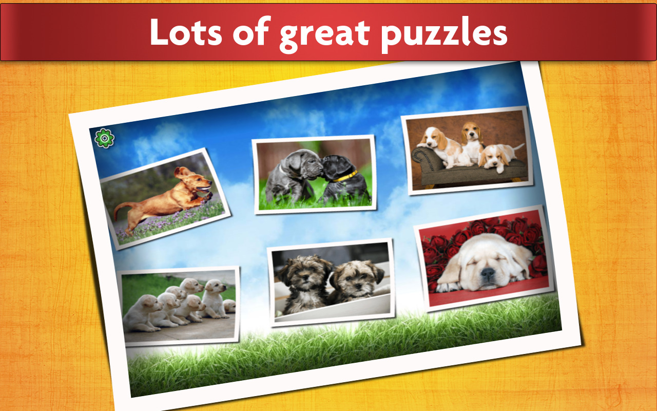 Cute Dog and Puppy Puzzles for Kids Full version (Freetime Edition