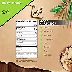 NUT CRAVINGS - Raw Brazil Nuts, Unsalted, No