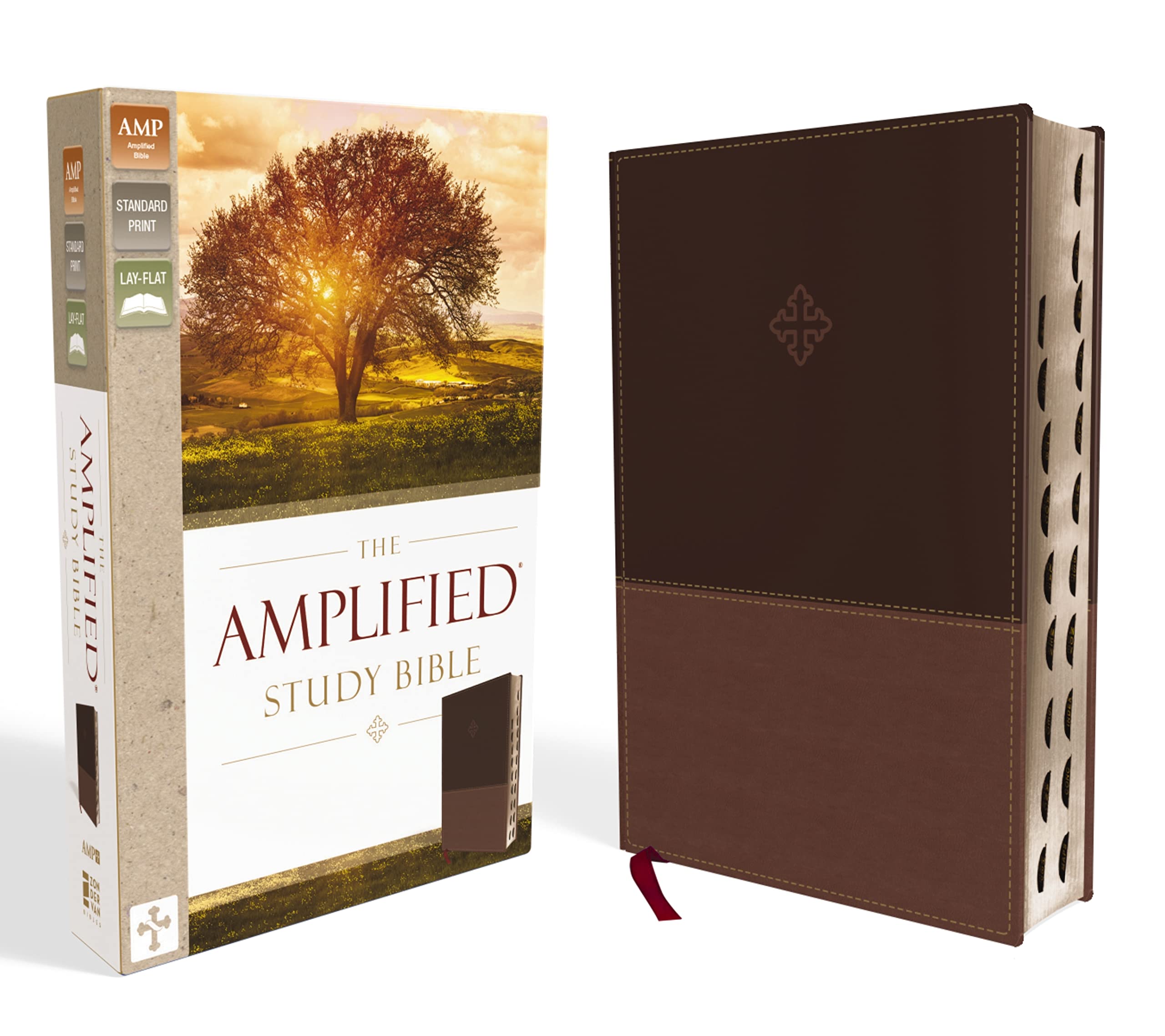 The Amplified Study Bible, Leathersoft, Brown, Thumb Indexed The Amplified Study Bible, Leathersoft, Brown, Thumb Indexed Imitation Leather