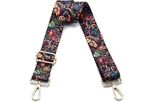 LVYOUME Purse Strap Gold Hardware Replacement Crossbody Bag Strap, Wide Adjustable Shoulder Strap