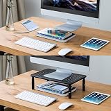 Bracwiser Monitor Stand Riser 3 Height Adjustable Mesh Platform 20kg view 9