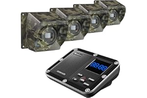 1800 Ft Wireless Outside Driveway Alarm Outdoor Motion Sensor & Detector Driveway Alert System, Rechargeable Battery/Weatherp