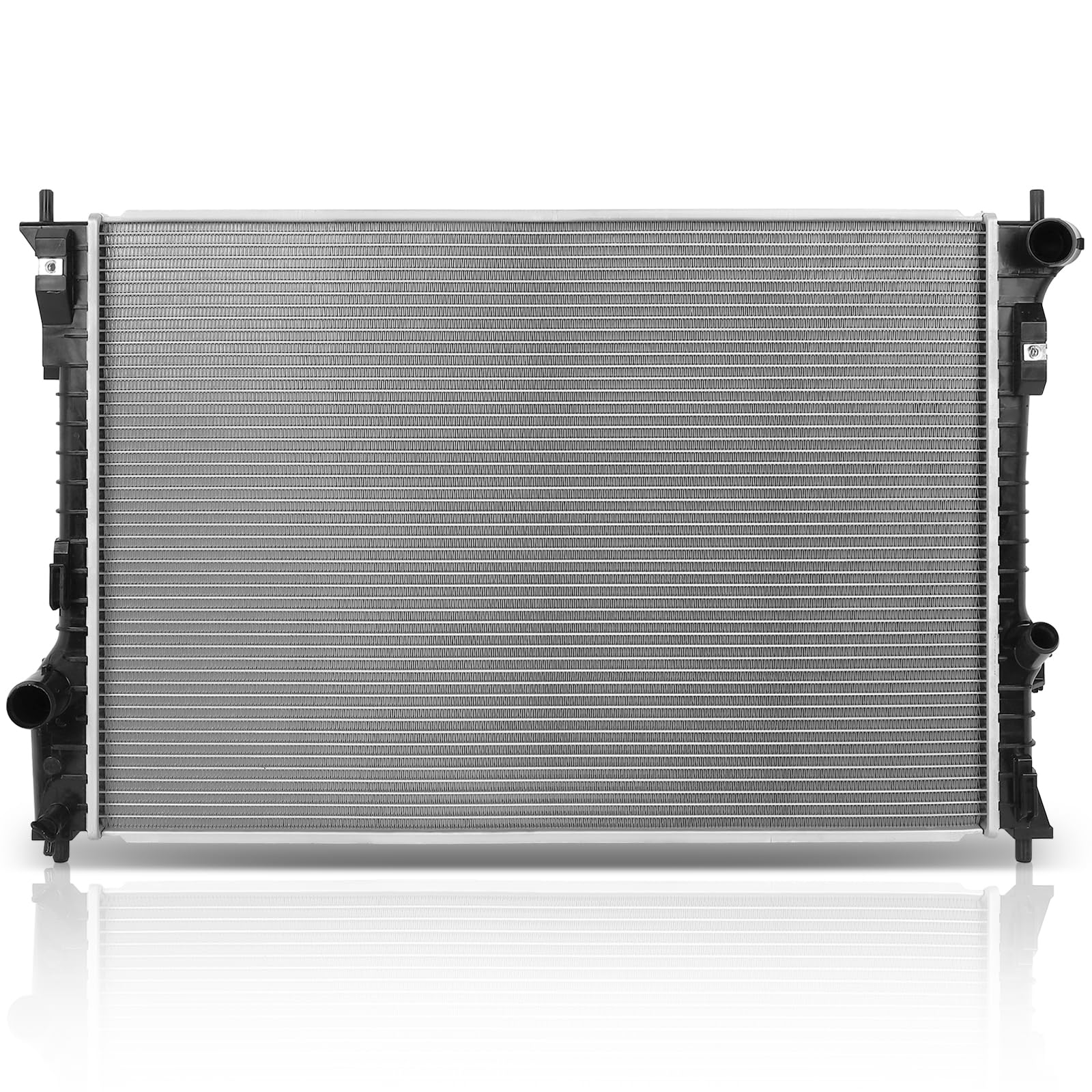 SCITOO Engine Coolant Radiator for 2011 for Ford for Explorer 3.5L 2010-2019 for Ford for Flex 3.5L 2013-2019 for Lincoln for MKT 3.5L 2010-2012 2019 for Lincoln for MKT 3.7L Replace 13195 Image