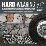 Marksman 2x 10" Pneumatic Wheels 4.10/3.5-4.0 Tyres Heavy Duty Sack Truck Barrow view 4